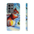 A Squirrel Decorates the Forest for Christmas - Impact Resistant Phone Case Samsung Galaxy S21 Ultra Matte